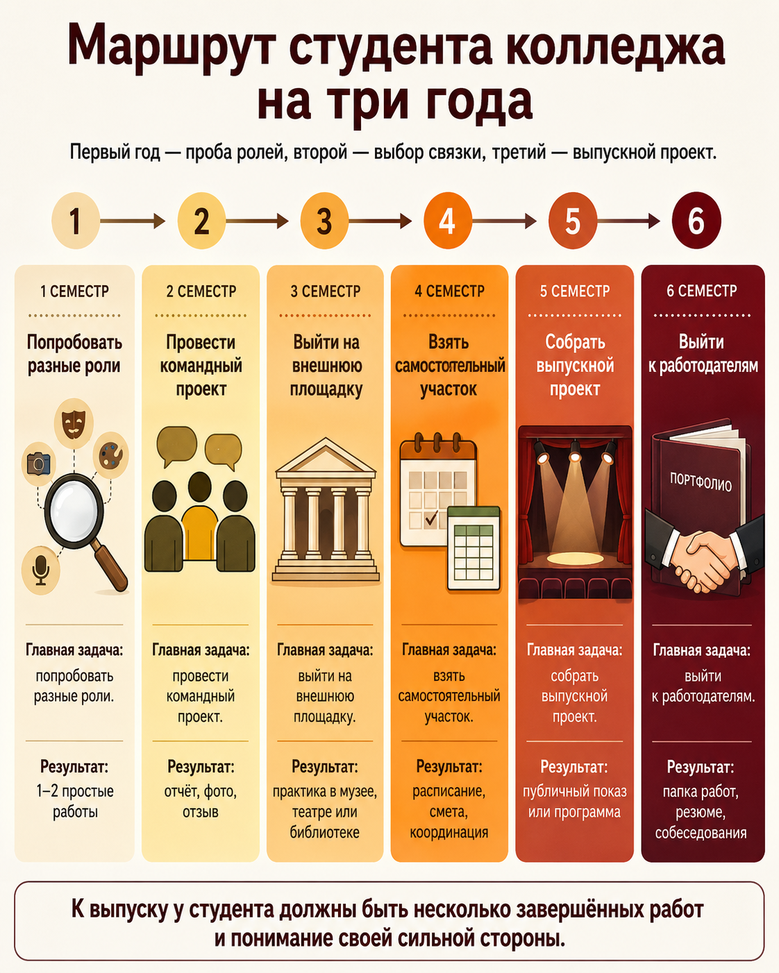 План на три года
